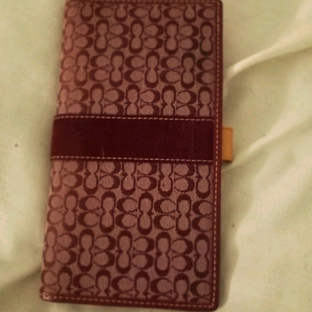 Coach check holder